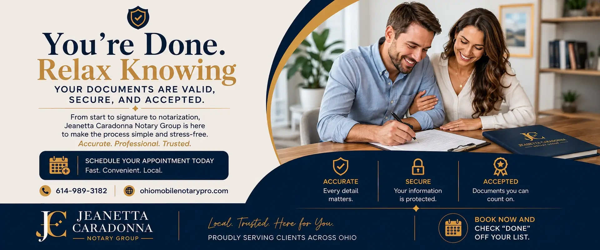 Jeanetta Caradonna Notary Group Ohio mobile notary services for secure and accurate document notarization